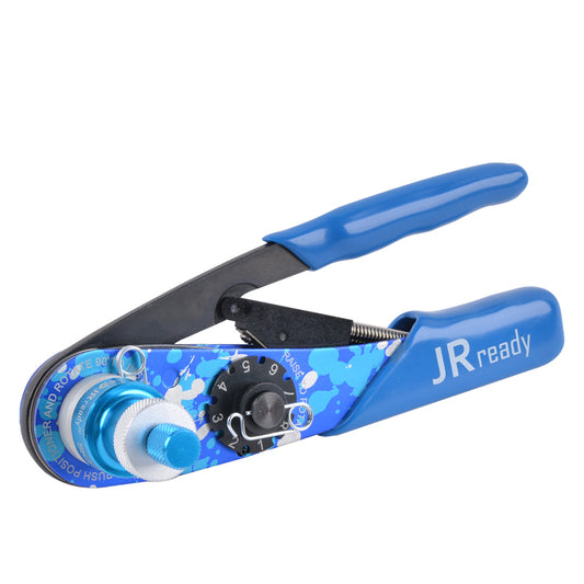 JRready ST2137 Werkzeugset: NEU-AS2 Crimpzange für kleine Drähte (entspricht M22520/2-01) 20-32 AWG mit Universalpositionierer 
