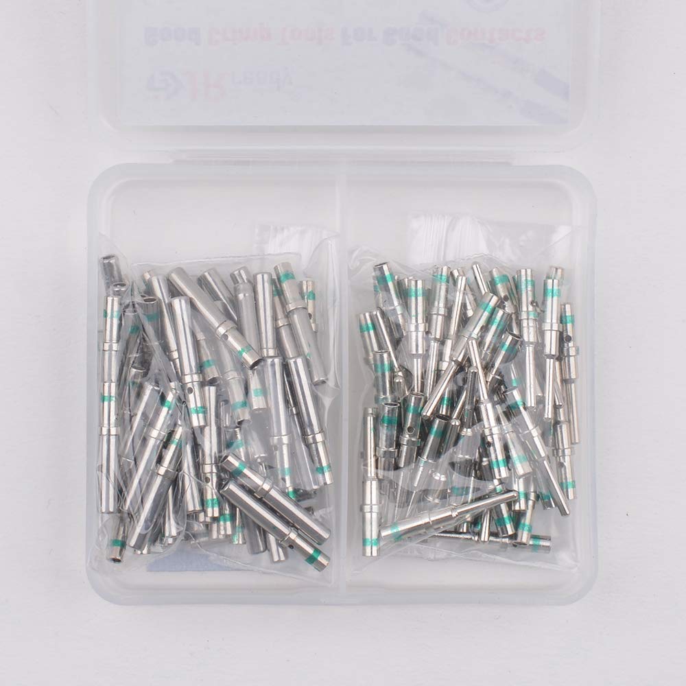 Kit JRready ST6119 Deutsch Solid Contact Size 16: 16# Maschio 0460-215-16141 Deutsch DT Pins Solid/Deutsch Femmina Pins 0462-209-16141 Contatti Filo 14 (60 paia)