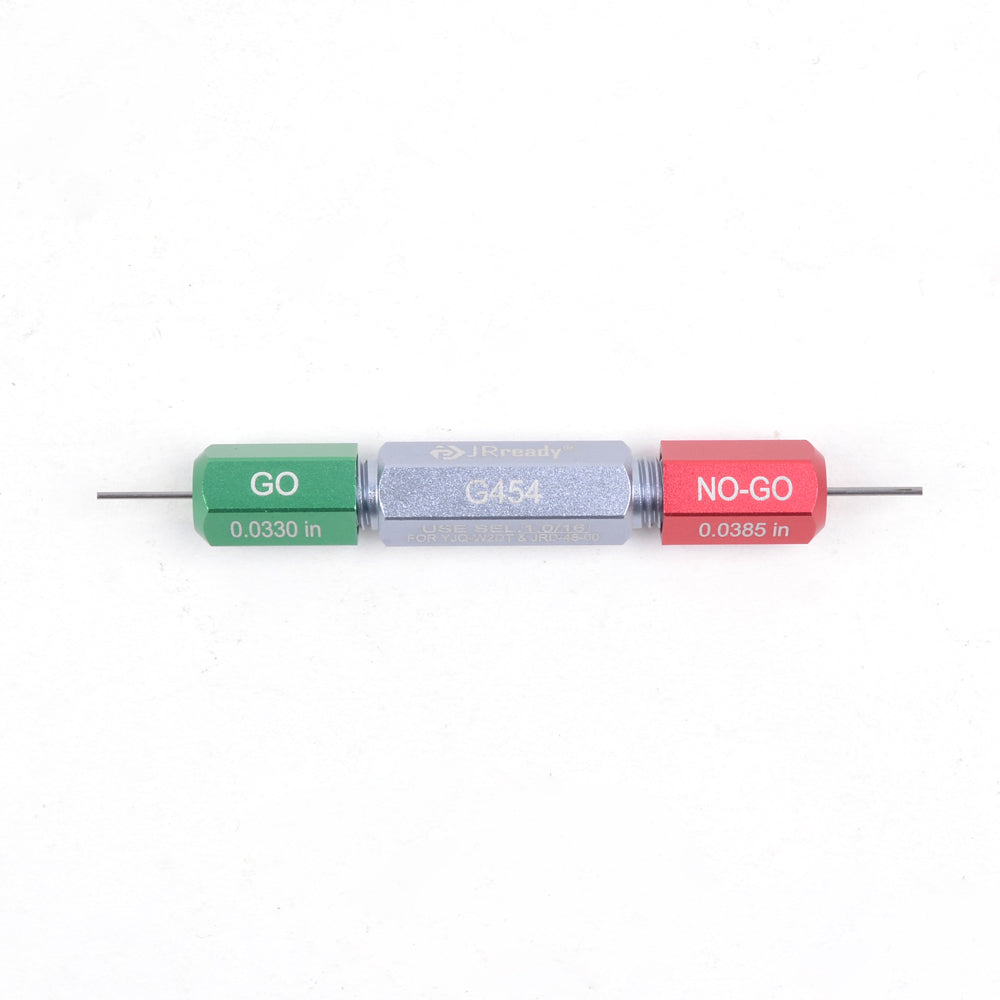 JRready G454 Gut/Schlecht-Lehre Prüfwerkzeug für Crimpzange HDT-48-00/JRD-HDT-48/YJQ-W2DTQ Gut: 0,0330 (0,84) - Schlecht: 0,0385 (0,98) 