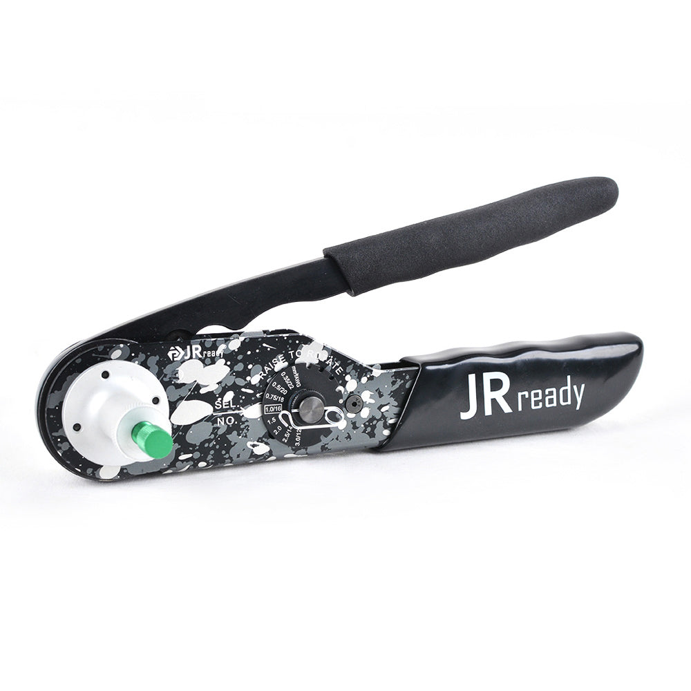 JRready NEW-DT2 Crimpzange für Steckverbinder (entspricht HDT-48-00 JRD-HDT-48) für DT-, DTM- und DTP-Steckverbinder mit 12#, 16# und 20# Pins/Buchsen (12–22 AWG)