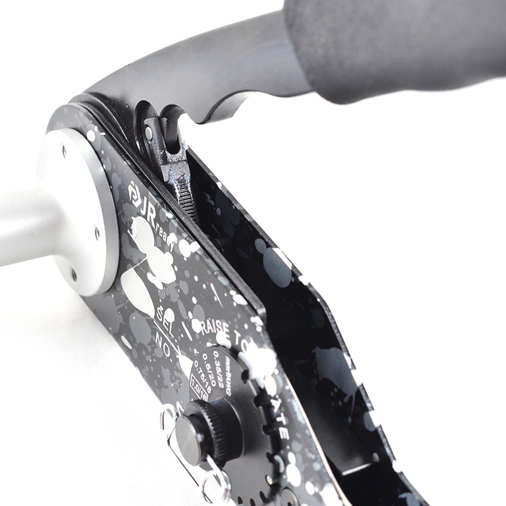 JRready NEW-DT2 Crimpzange für Steckverbinder (entspricht HDT-48-00 JRD-HDT-48) für DT-, DTM- und DTP-Steckverbinder mit 12#, 16# und 20# Pins/Buchsen (12–22 AWG)