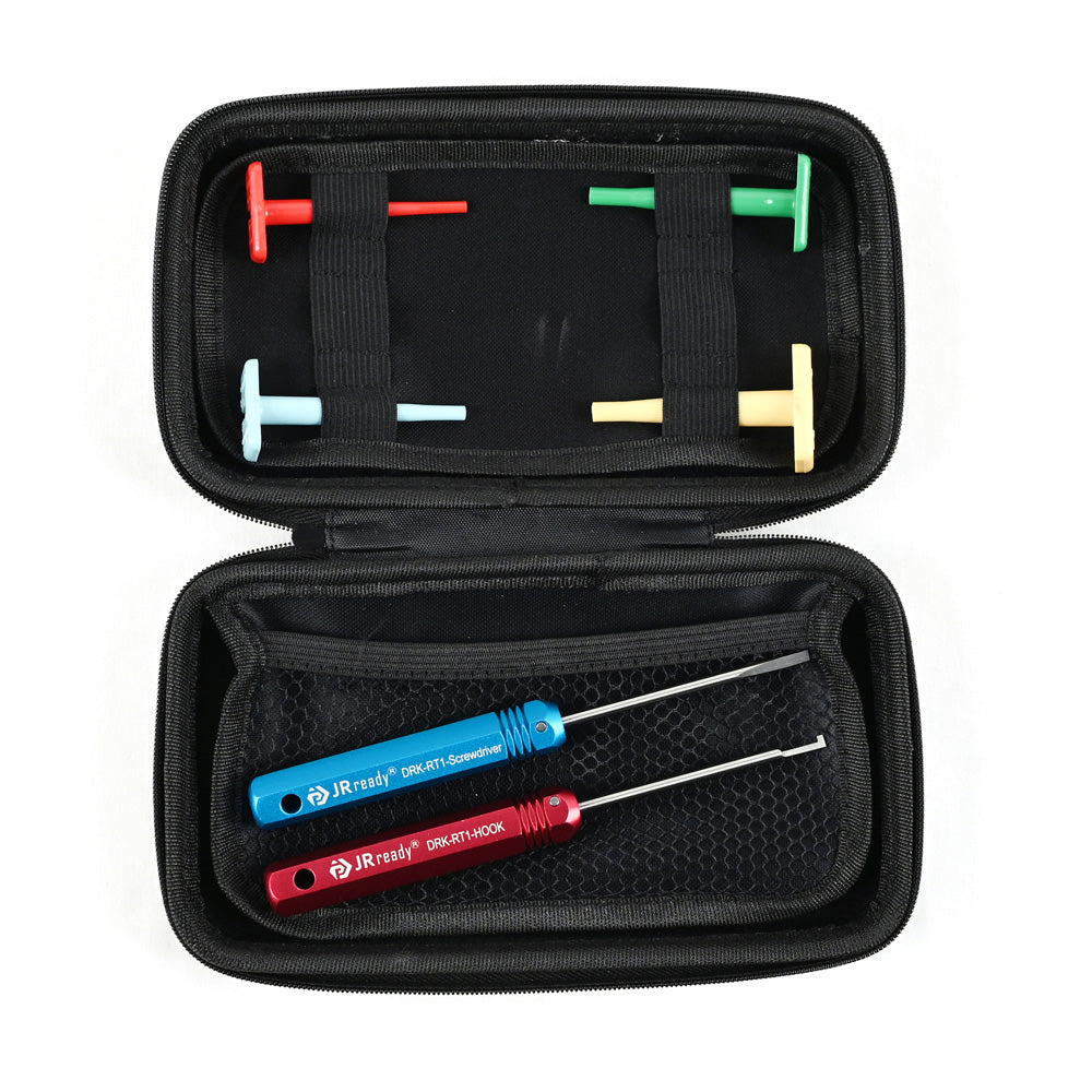 JRready ST5214 Werkzeugsatz zum Entfernen von Deutsch-Anschlüssen für Drahtstärken 12, 14, 16 und 20 AWG &amp; Stahl DRK-RT1 für Deutsch-Steckverbinder 