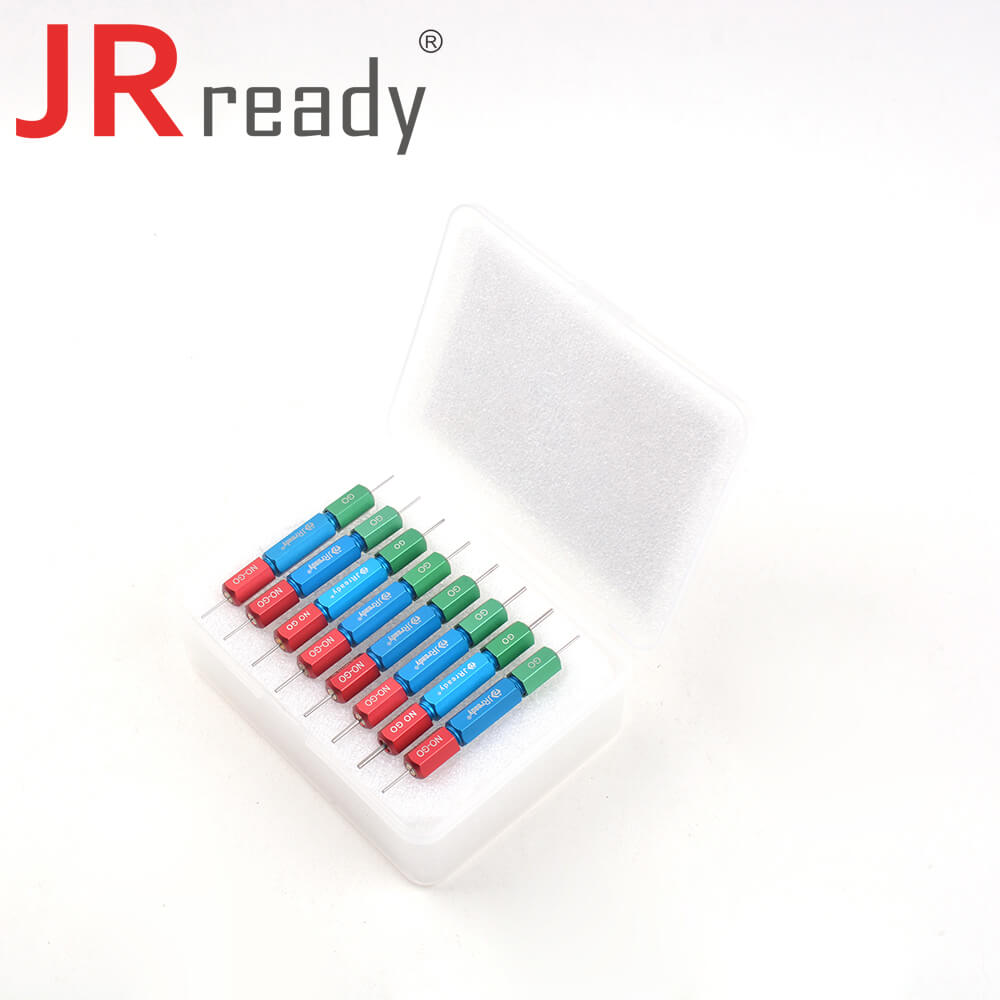 JRready ST5128 Gut-Ausschuss-Lehren-Messwerkzeugsatz (G220 G221 G222 G224 G225 G226 G227 G125) zur regelmäßigen Prüfung des Crimpwerkzeugs M22520/1-01 