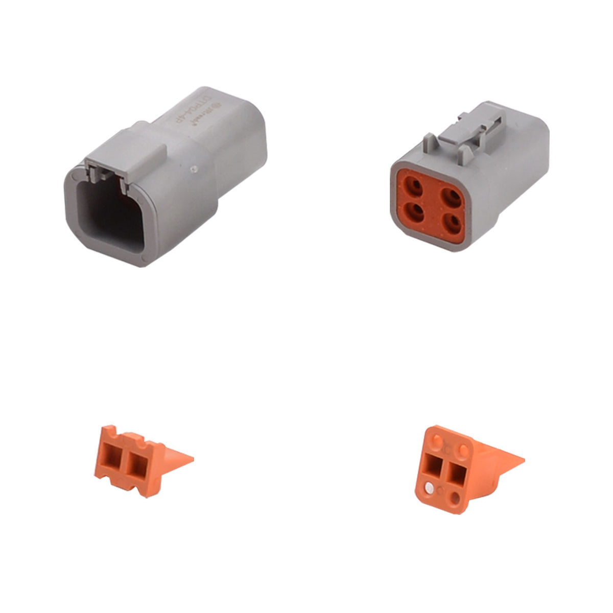 JRready DTP 4-PIN-STECKVERBINDER (DTP04-4P+DTP06-4S+WP-4P+WP-4S) 1 PACKUNG (KEINE DEUTSCH-STECKVERBINDER)