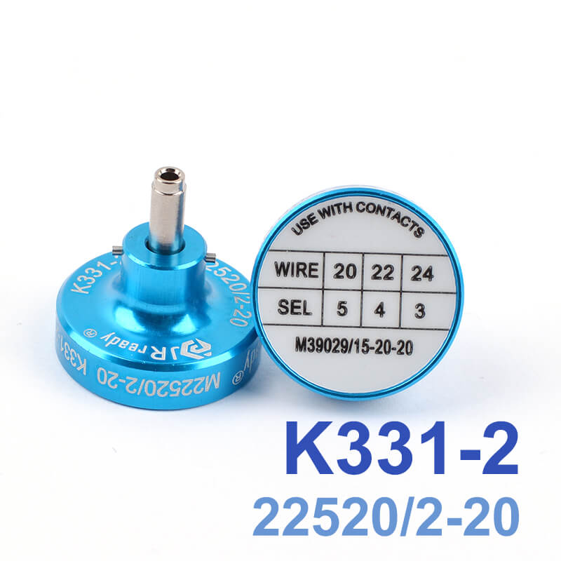 K331-2 M22520/2-20 Positionierer für AFM8 Drahtcrimpzange, geeignet für Anschlusskontakt M39029/15-20-20 