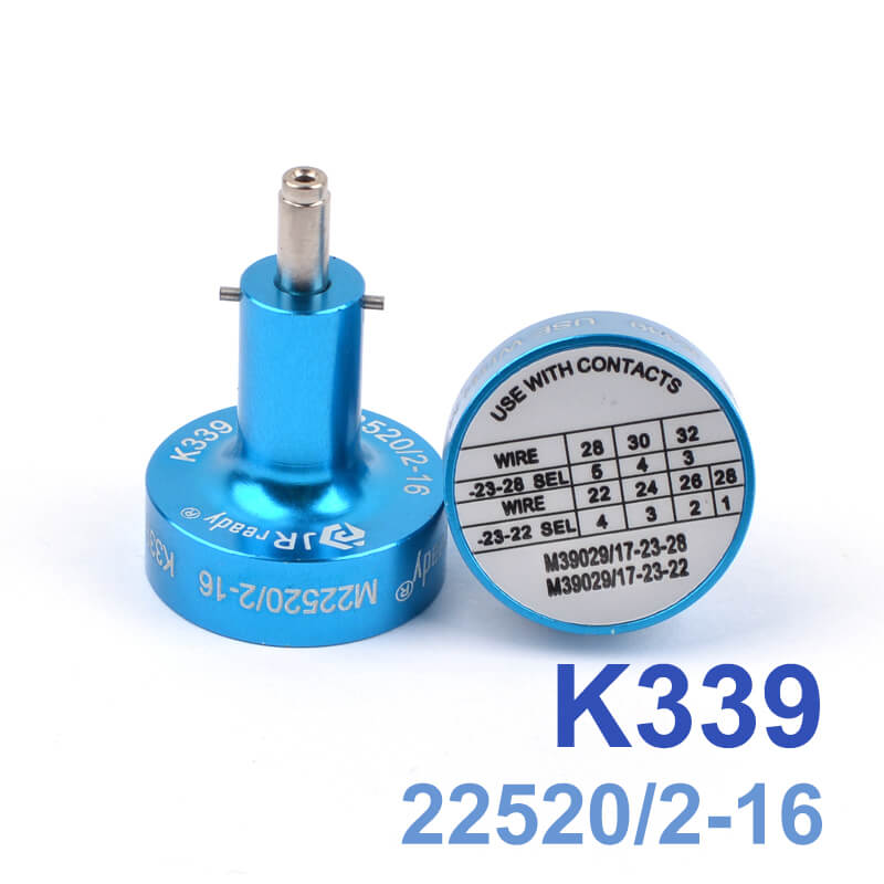 JRready K339 / PA216 (M22520/2-16) Positioner for Connector MIL-C-81511 SERIE 3 Contact M39029/17-172,M39029/17-171
