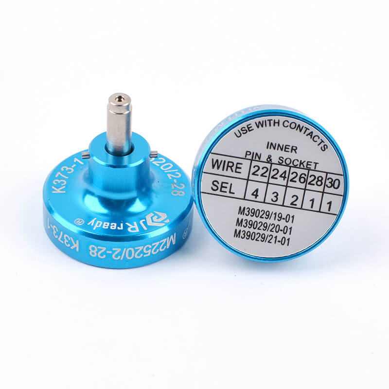 K373-1(M22520/2-28) Posizionatore per connettore MIL-C-81511 SERIE 3 E 4, CONTATTO M39029/19-PIN M39029/20-SKT M39029/21-SKT