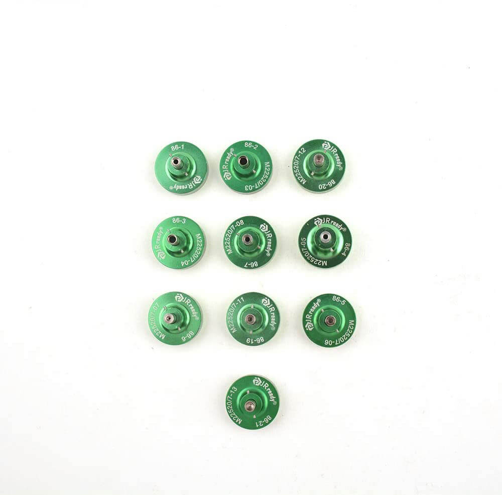 JRready ST5133 Positionierer-Kit: 86-1 86-2 86-3 86-4 86-5 86-6 86-7 86-19 86-20 86-21 86-37 Positionierer &amp; G145 Messlehre. Kompatibel mit dem Crimpwerkzeug YJQ-W7A. 