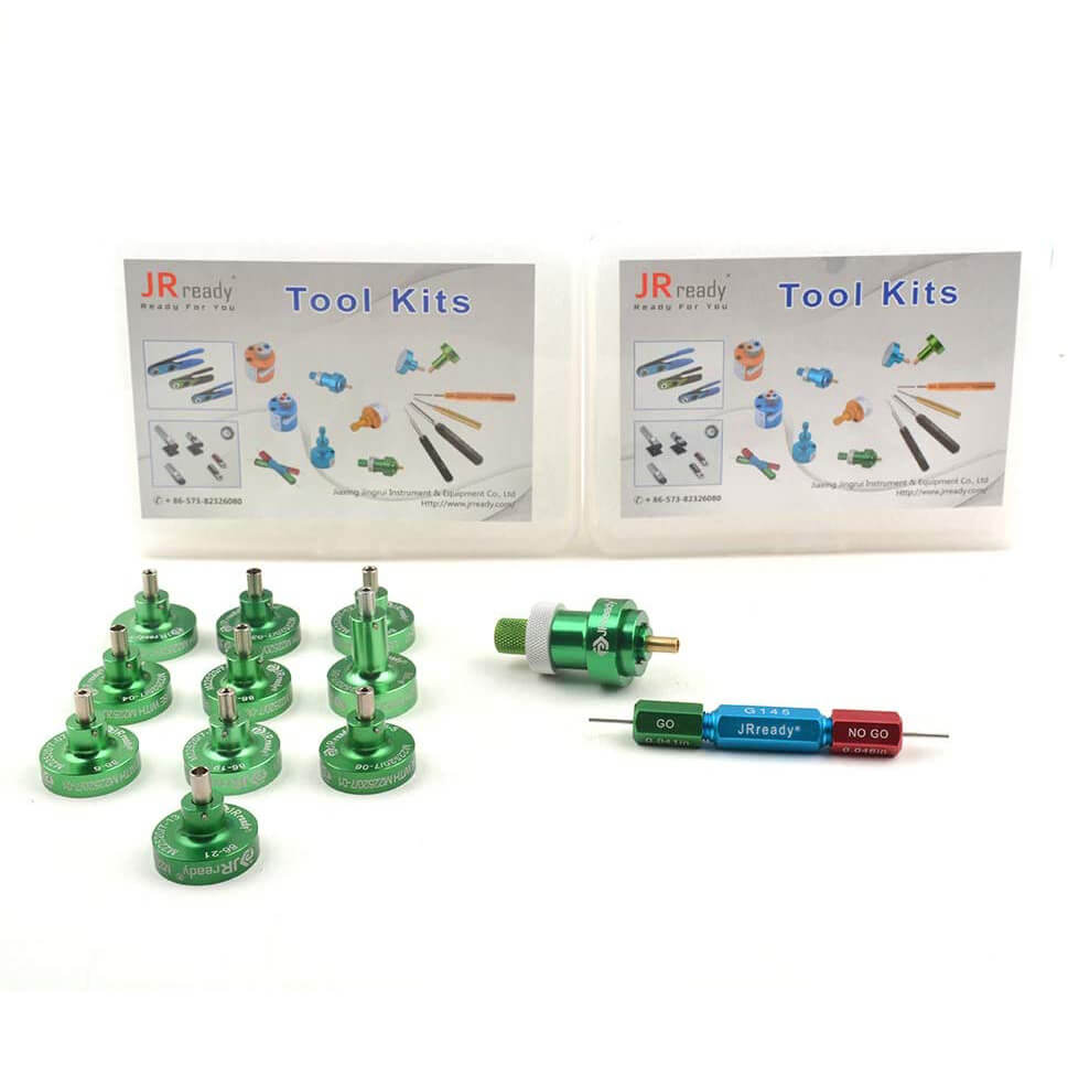 JRready ST5133 Positionierer-Kit: 86-1 86-2 86-3 86-4 86-5 86-6 86-7 86-19 86-20 86-21 86-37 Positionierer &amp; G145 Messlehre. Kompatibel mit dem Crimpwerkzeug YJQ-W7A. 