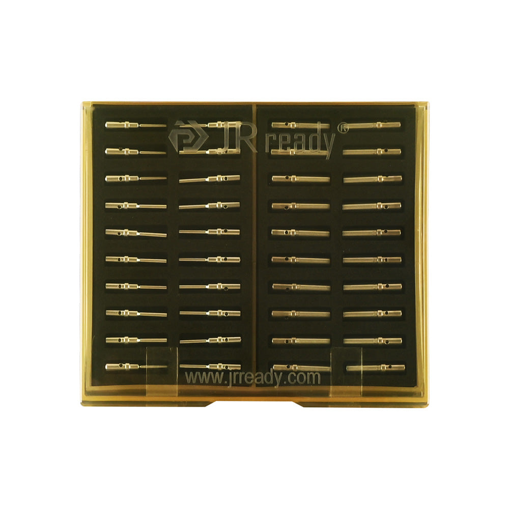 JRready ST6257 DTP-Steckverbinder, massive Ausführung, 12 Pins und Buchsen: Stecker 0460-204-12141 &amp; Buchsen 0462-203-12141 für Drahtquerschnitte 12-14 AWG, 20 Paare