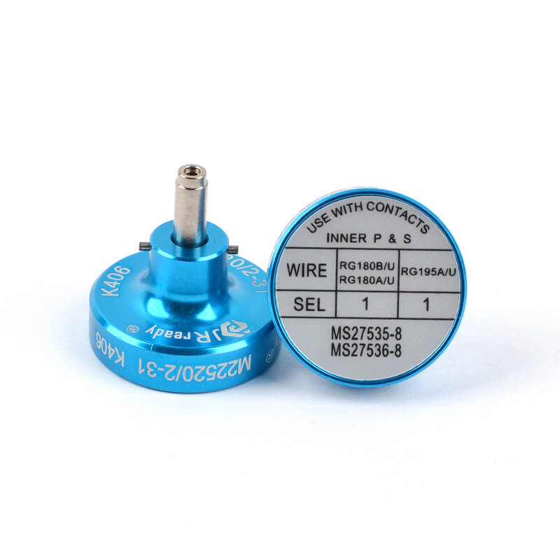 K406 (M22520/2-31) Positionierer für Steckverbinder MIL-PRF-38999 Serie 1, 3 &amp; 4, M39029/59-SKT KONTAKT