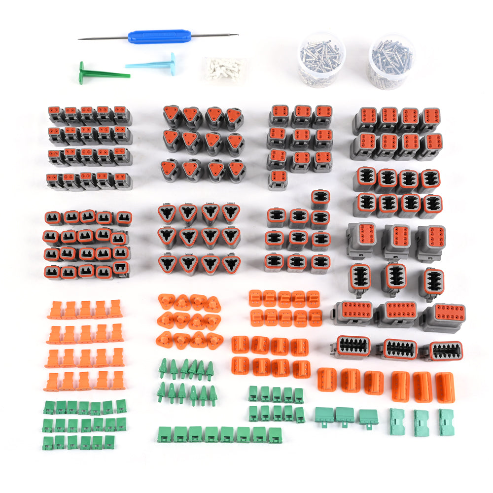 JRready NEW-DT2 CRIMP TOOL 12-22AWG e KIT CONNETTORE DT 2-12 PIN ST6234